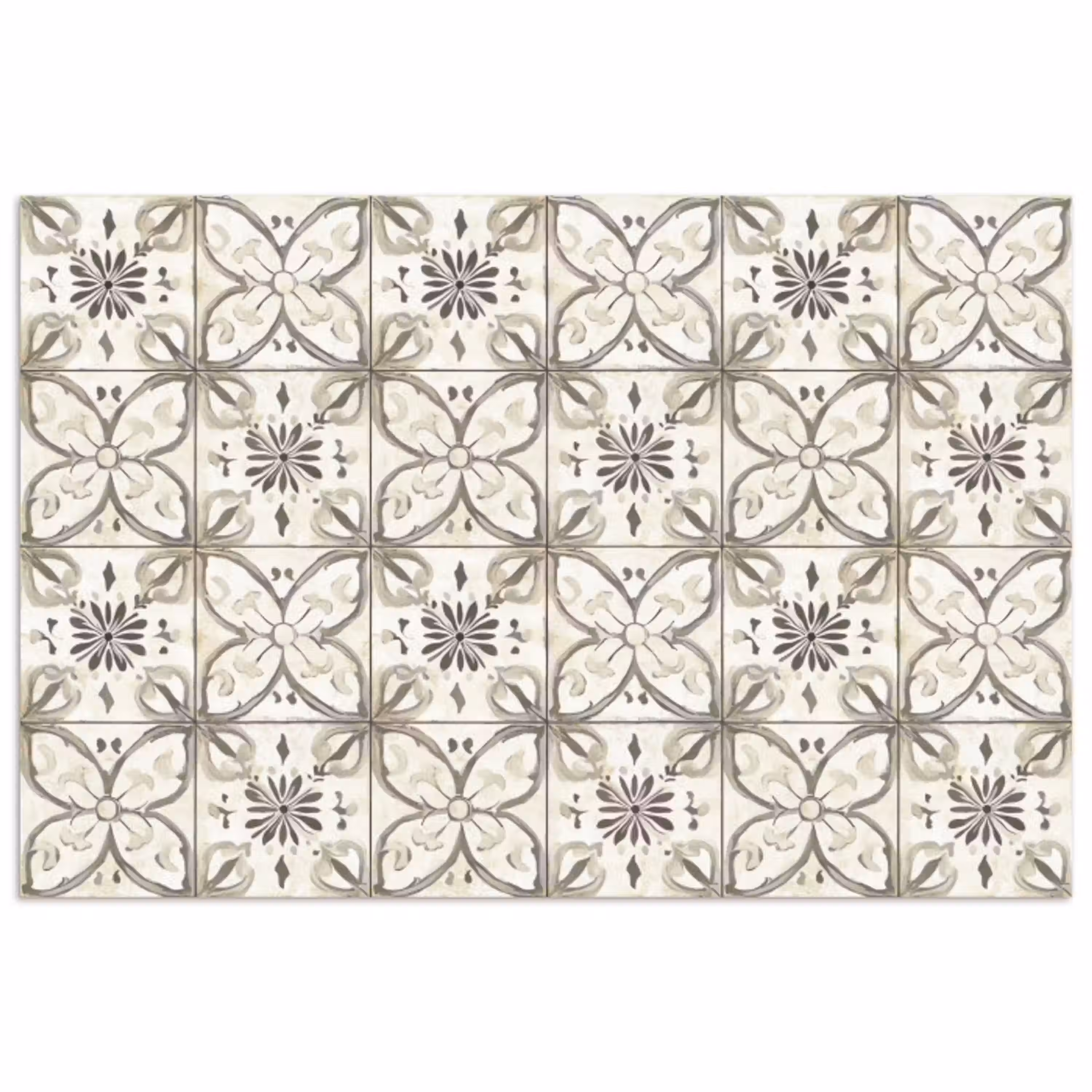 Antiek - Tegel - Beige poster papier klein 62 -3d