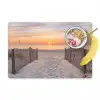 Zonsondergang - Strand - Zand Placemat vinyl groot -zzzproduct_Kitchenyeah-website