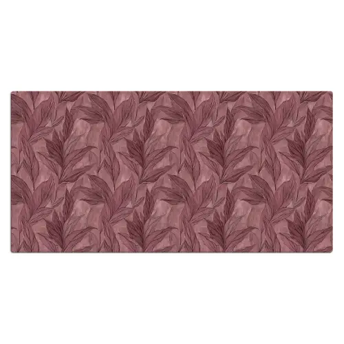 Bladeren - Patroon - Paars Muismat XXL klein 681 -3d_leeg