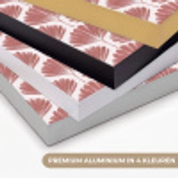 Waaier - Motief - Terra Textielframe zwart klein 947 -USP_kleurenNL
