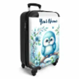 Boudewijn Blauwvacht NBS - Handbagage koffer - Kinderen Unisex middel -productfoto_3d