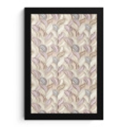 Abstract - Golvend - Pastel fotolijst zwart zonder passe partout klein 224 -3d