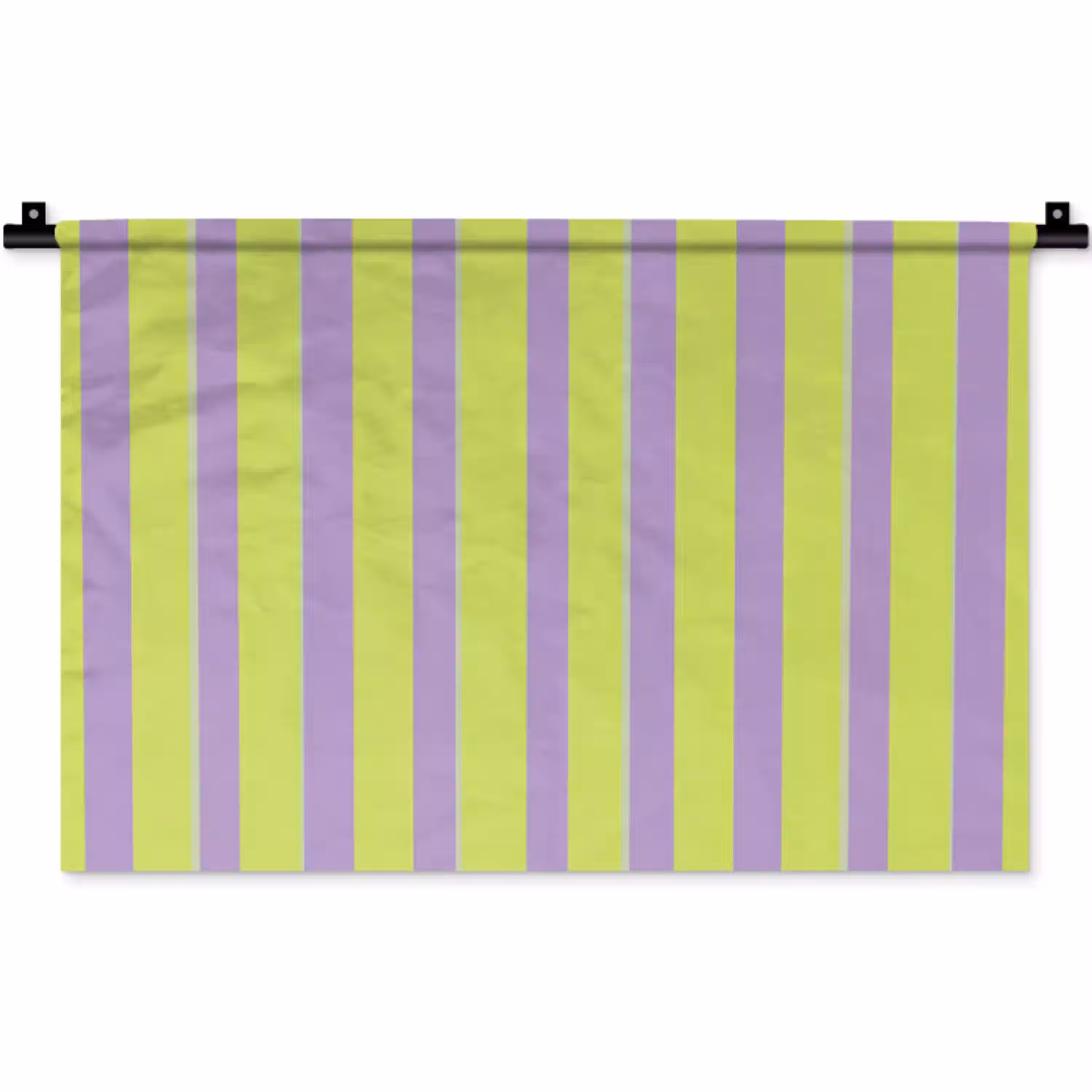 Strepen - Patroon - Groen Wandkleed katoen klein 269 -zz3d