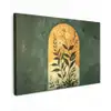 Plant - Bloemen - Wit Tuinposter op houten frame 2 cm dik klein -3d