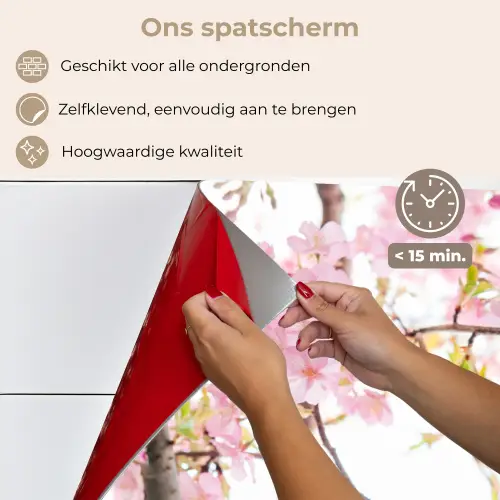 Kersenbloesem - Roze - Bloemen - Sakura - Natuur keuken achterwand spatscherm klein -spatscherm_NL
