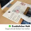 Minimalistisch - Love - Beige Muismat XXL klein -ysfeer3_duits