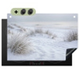 Duinen - Sneeuw - Strand - Winter - Serene Inductie beschemer met haakjes klein -3d