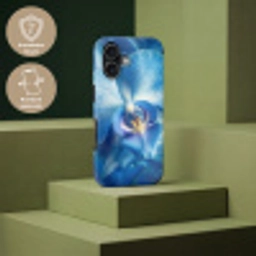 Blauw - Orchidee - Elegeant Toughcase MagSafe Apple iPhone 17 klein -USP_PrintM_DE