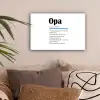 Quotes - Opa betekenis - Spreuken - Woordenboek canvas 2cm klein -sfeer1