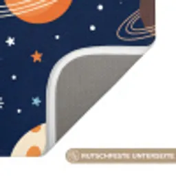 Ruimte - Planeten - Kleurrijk Badmat klein -USP_AntislipDE
