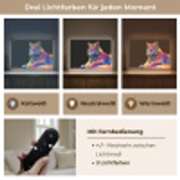 Tijger - Kleurrijk - Dieren - Zwart - Neon Light Box met batterij (Wandlamp kind) middel -USP_lichtkleurDE