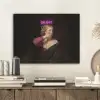Quote - Neon - vrouw PET vilt klein -sfeer1