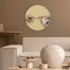 Klassiek - Kunst - Humor Akoestische PET Vilt - Rond klein -sfeer1