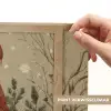 Kerstgnome - Konijntjes - Kleurrijk Light Box met batterij (Wandlamp) middel -USP_websiteprintNL