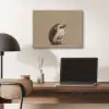 Egel - Snuitje - Bruin - Stekels PET vilt klein -sfeer5