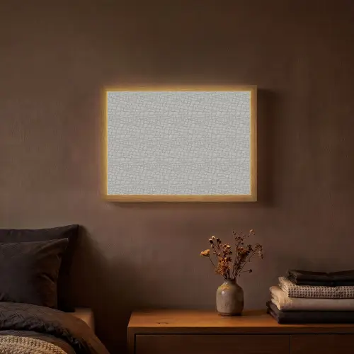 Grijs - Reptiel - Dier - Patroon Light Box met batterij (Wandlamp) middel 907 -sfeer4