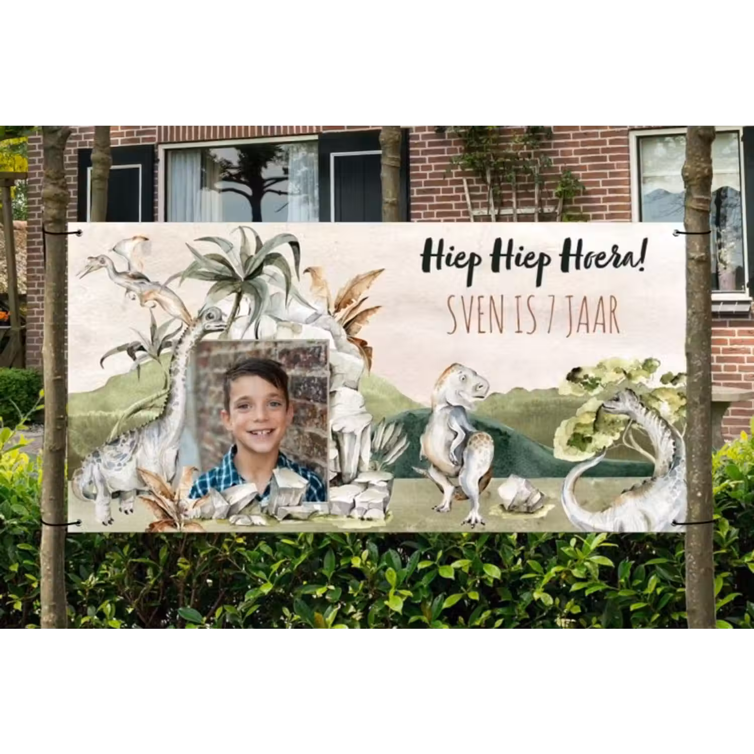 Spandoek - Verjaardag - Dino