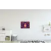 Kever - Felgekleurd - Bloemen - Bladeren textielposter latten blank klein -kinderkamer