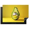 Avocado - Discobal - Geel - Glitter Inductie beschermer vinyl 3mm klein -3d