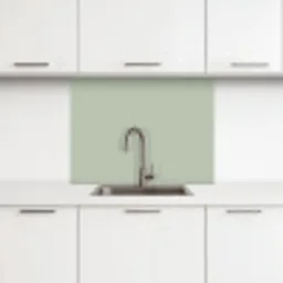 Mintgroen - Effen kleur keuken achterwand 2 middel 865 -3d
