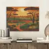 Landschap - Afrikaans - Zon PET vilt klein -sfeer1