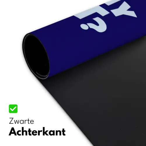 Blauw - Why not - Minimalistisch Muismat XXL klein -sfeer2