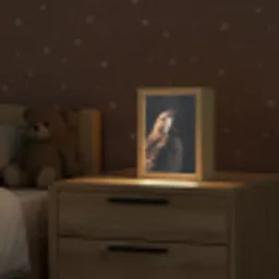 Roofvogel - Buizerd - Bruin Light Box met kabel (Kinderlampje) klein -sfeer1_kind