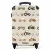 Retro voertuigen patroon NBS - Handbagage koffer - Volwassenen Unisex middel -productfoto_recht