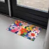 Bloemen - Kleurrijk - Stippen Deurmat klein -sfeer2