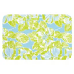 Modern - Bloemen - Groen Badmat klein 997 -3d