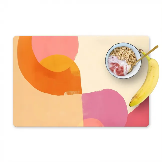 Vormen - Abstract - Kleurrijk Placemat vinyl groot -zzzproduct_Kitchenyeah-website
