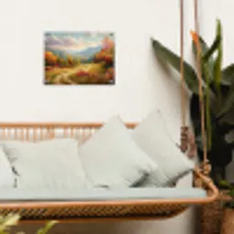 Landschap - Illustratie - Natuur tuinposter los doek klein -sfeer7