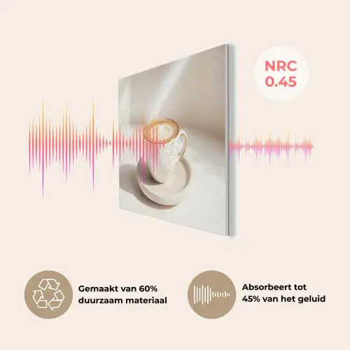 Cappuccino - Schuim - Schotel - Beige PET vilt klein -USP_NL