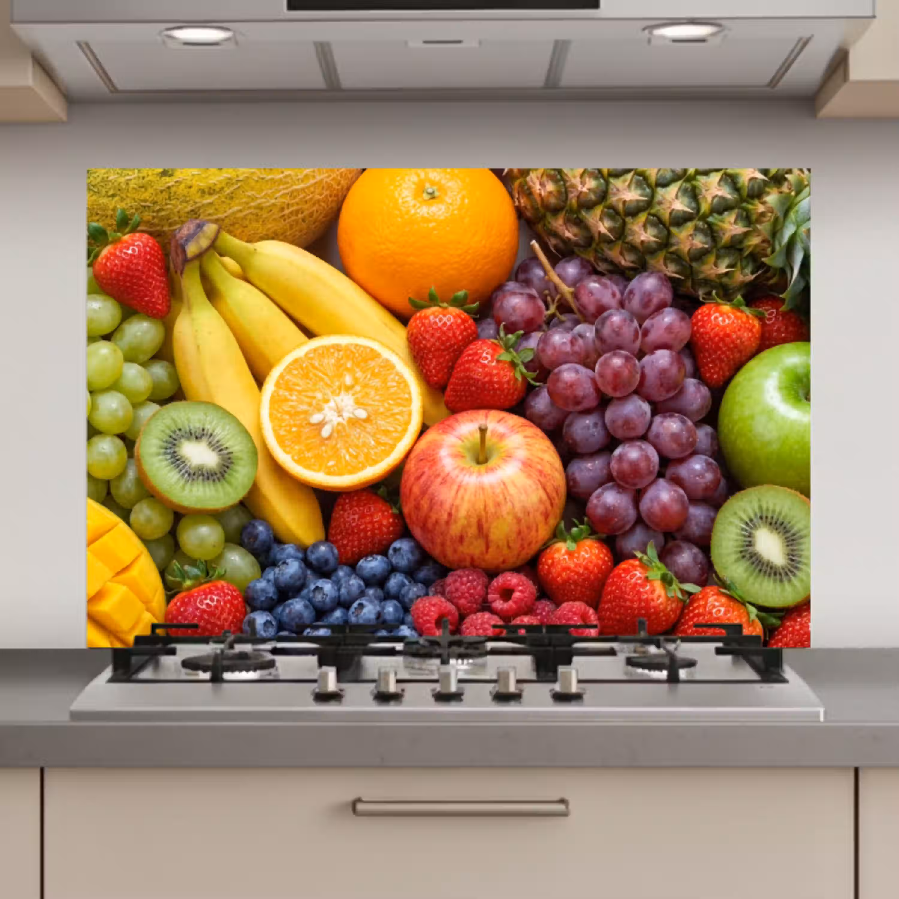 Eten - Fruit - Vers - Kleurrijk - Voeding keuken achterwand spatscherm klein -3d_website