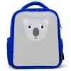 Dierenportret - Koala - grijs Kinderrugzak - Blauw middel -3d
