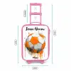 Voetbalvibes - Verf - Oranje Kinderkoffer - Roze klein -productfoto_formaten
