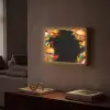 Fastfood - Graffiti - Hamburger - Eten - Modern Light Box met batterij (Wandlamp) middel -sfeer1
