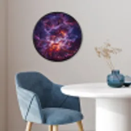 Space - Stars - Abstract - Colorful Fotolijst rond zonder passe partout klein -sfeer2
