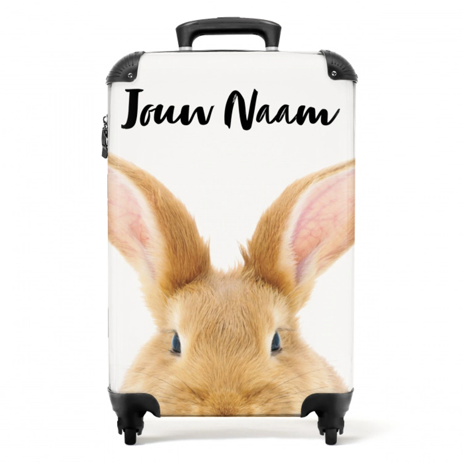 Snuffels met Tevreden Hoofd NBS - Handbagage koffer - Kinderen Unisex middel -productfoto_recht