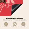 Star girl - Rood - Panter - Ster Inductie beschemer met haakjes klein -ky-onderkant-de