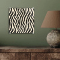 Zebra - Print - Klassiek - Zwart plexiglas 5mm klein 11 -sfeer3