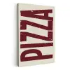 Pizza - Vintage - Decoratie - Japandi KitchenYeah - Keuken - Canvas klein -3d