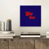 Blauw - Rood - Yes fun - 3D aluminium wit klein -sfeer1