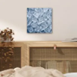 Ijsblokjes - Water - Blauw aluminium wit klein -sfeer3