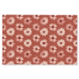 Madelief - Retro - Terracotta Vloerkleed Rechthoek klein 1091 -3d