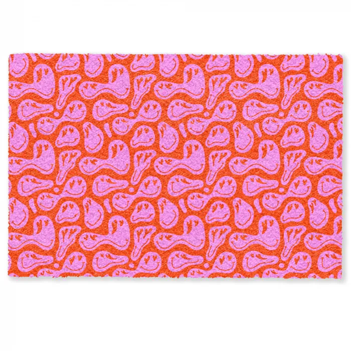 Valentijn - Smiley - Rood - Roze Deurmat klein 898 -zkaufland3d