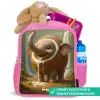 Coconote Elephante Kinderrugzak - Roze middel -inhoud_NL