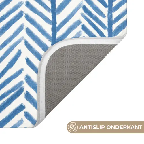 Patroon - Streep - Blauw Badmat klein 997 -USP_AntislipNL