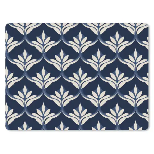 Modern - Ontwerp - Blauw muismat rubber klein 262 -3d