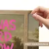 Klassiek - Humor - Roze Light Box met batterij (Wandlamp) middel -USP_websiteprintNL